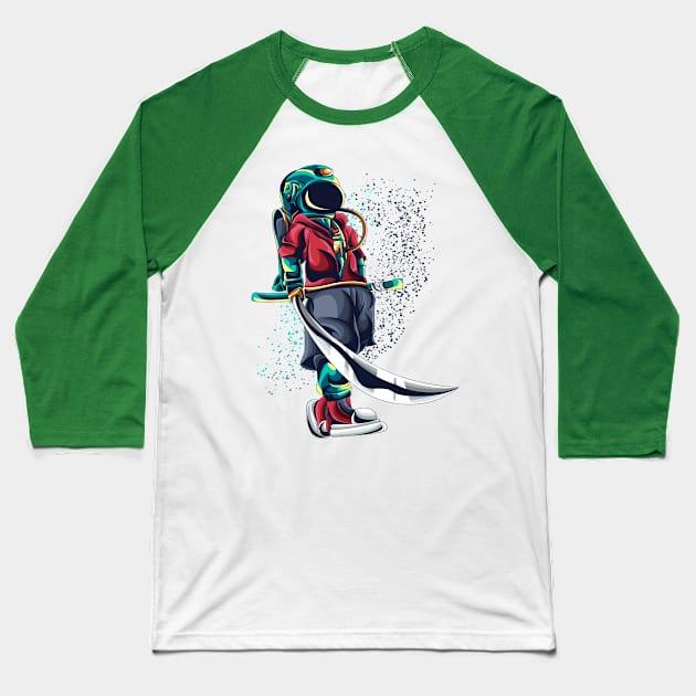 Abstracts Space Baseball T-Shirt by Sensible